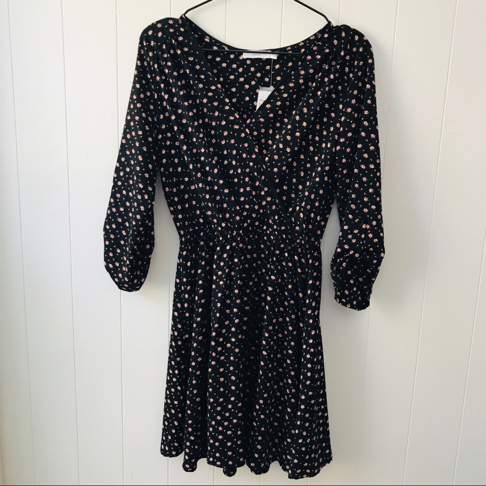 Lush Floral Print Dress